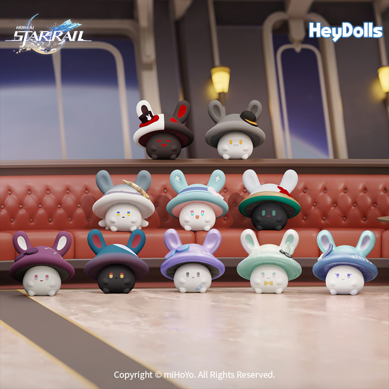 Honkai: Star Rail Cap & Cottontail Series Mini Figures